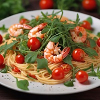 Spagehtti with Prawns